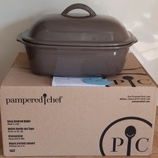 Pampered Chef Ofenmeister 3L Grau Neu/OVP mit...