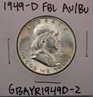 1949-D Franklin Half Dollar AU/BU FBL