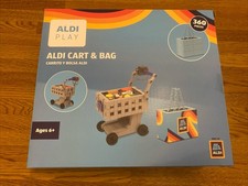 ALDI Play Cart  Bag Set 360 Pieces Toy Shopping Cart New