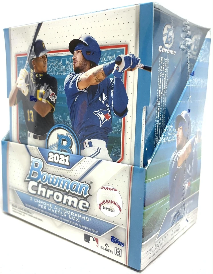 2021 BOWMAN CHROME BASEBALL HOBBY BOX - Image 2 of 4