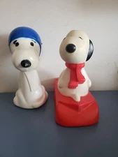 Vintage Avon Snoopy Bubble Bath floaters Lot Of 2