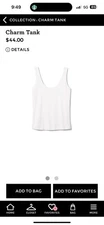CAbi charm tank, Style 6746, Spring 25, Small