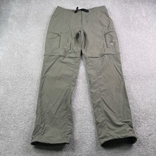 Mountain Hardwear Pants Womens 8 Brown Convertible Zip Off Belted Hiking