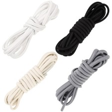 4 Pairs Sneakers Elastic Shoelaces No Tie Tieless Shoe Laces for Adults
