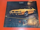 1974  Pontiac Firebird Sales Car Brochure - Trans Am