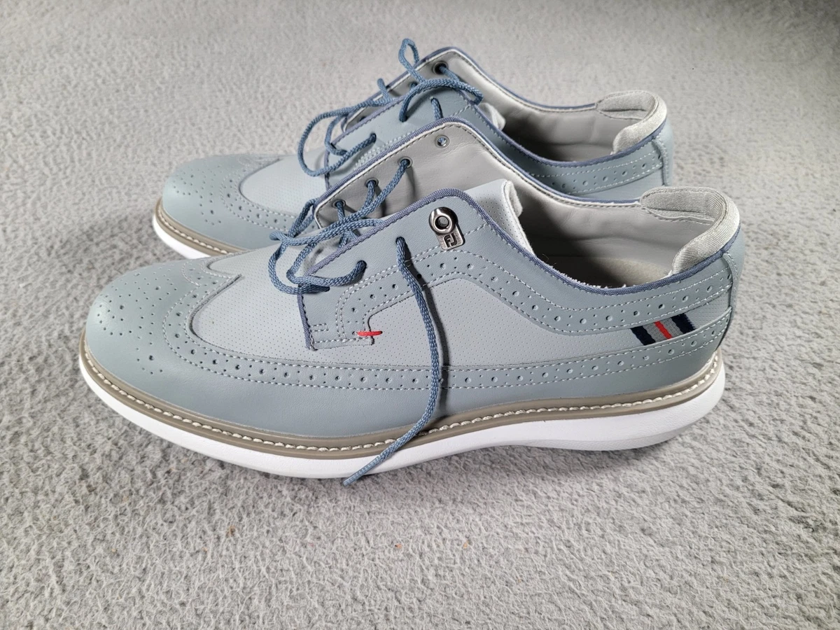 HEAD PITTARDS wr100 golf shoes hydraGrip spikes white leather wingtips size 9.5 G1 Men main image 3
