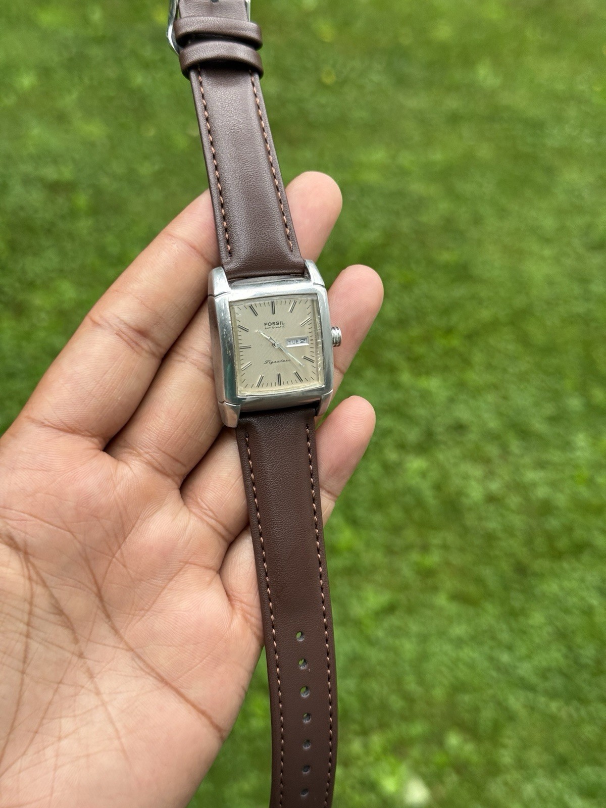 Fossil signature automatic vintage open case wome… - image 1