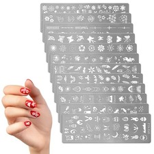 Nail Stamping Plate - Nail Art Plates with 12...