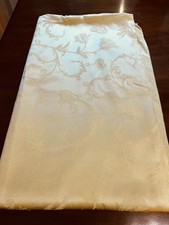 Damask Woven Tablecloth Tulips Butterflies Flowers And Scrolls