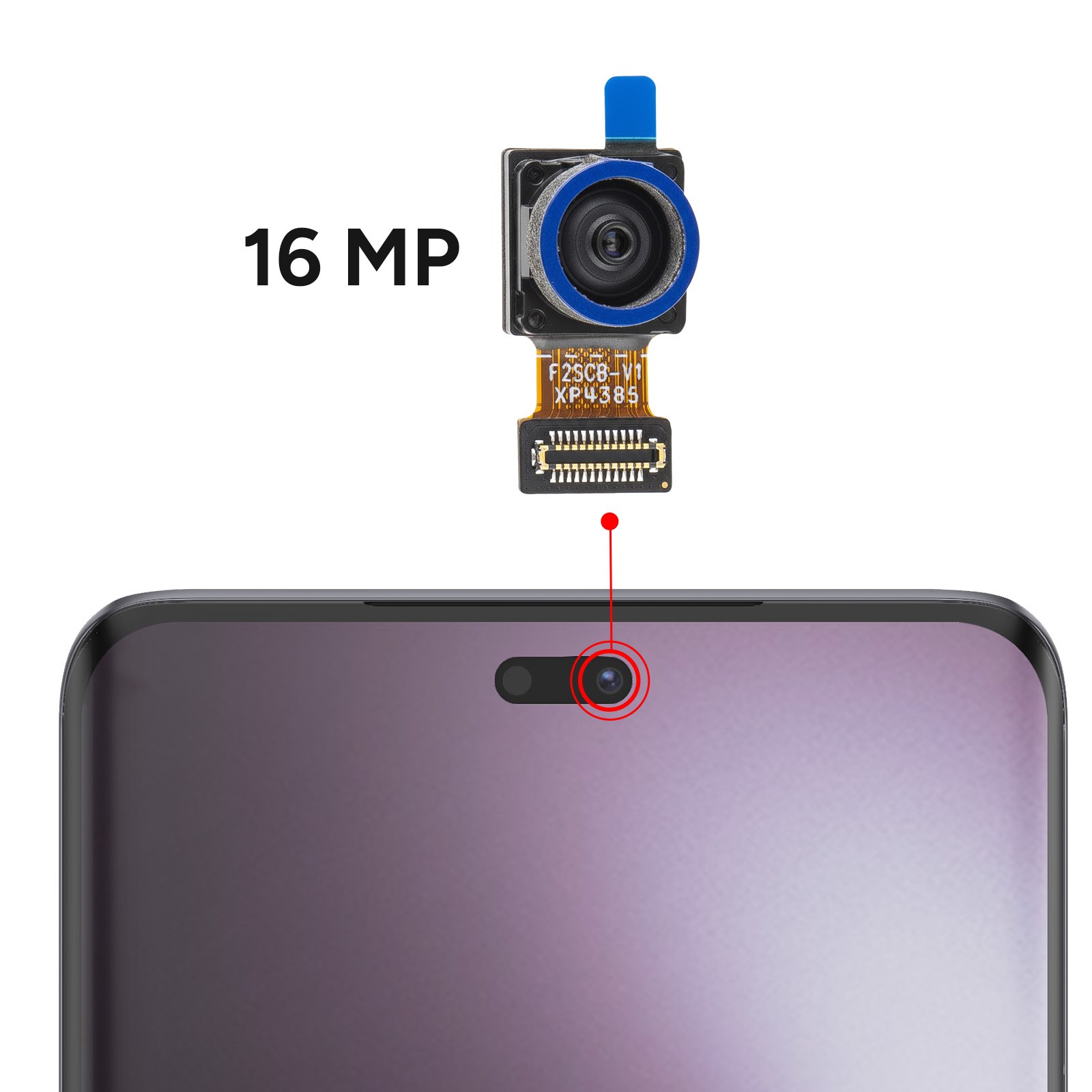 Caméra avant Magic 8 Lite floue ? Réparation nette avec Clappio 16MP - 3