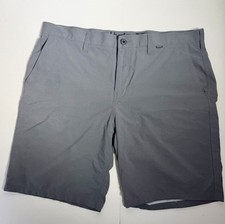 Hurley Dri-Fit Hybrid Shorts Mens 38 Chino Nike Golf Casual Stretch Gray