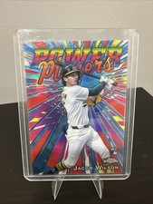 Jacob Wilson 2025 Topps Chrome #PP-22 Power Players RC Athletics