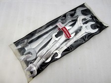 Vintage Craftsman 9pc Sae Open End Wrench Set 4452 -v- -vv- Made In Usa