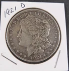 1921-D Morgan Silver Dollar • Denver Mint • Nice Toning • 90% Silver