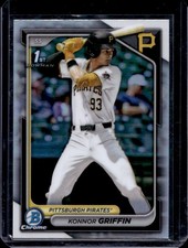 2024 Bowman Draft Konnor Griffin Chrome Refractor 1st Prospect #BDC-22 Pirates