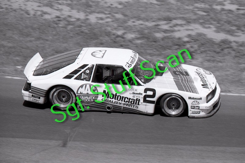 1986 SCCA Trans-Am racing photo negative Chris Kneifel Mercury Riverside