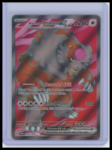Bloodmoon Ursaluna ex #202/167 SV06: Twilight Masquerade Near Mint or Better - Picture 1 of 2