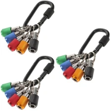 3 Sets Quick Release Bit Holder Key Chain Keychain Drill Carabiner