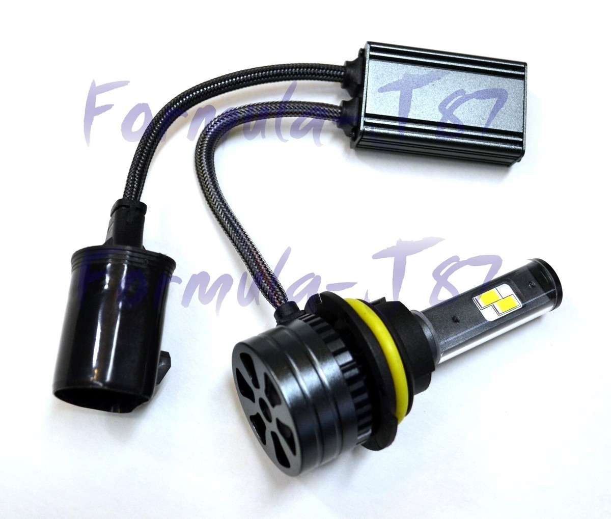 Kit LED F15 140W 9007 HB5 10000K Azul Dos Bombillas Faro Doble Haz