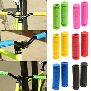 Soft Rubber Handlebar End Grips For Bicycle MTB BMX Road Mountain Bike Cycling
