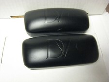 2 yes 2 Diane Von Furstenberg DVF Black and Pink Sunglasses / Eyeglasses Cases