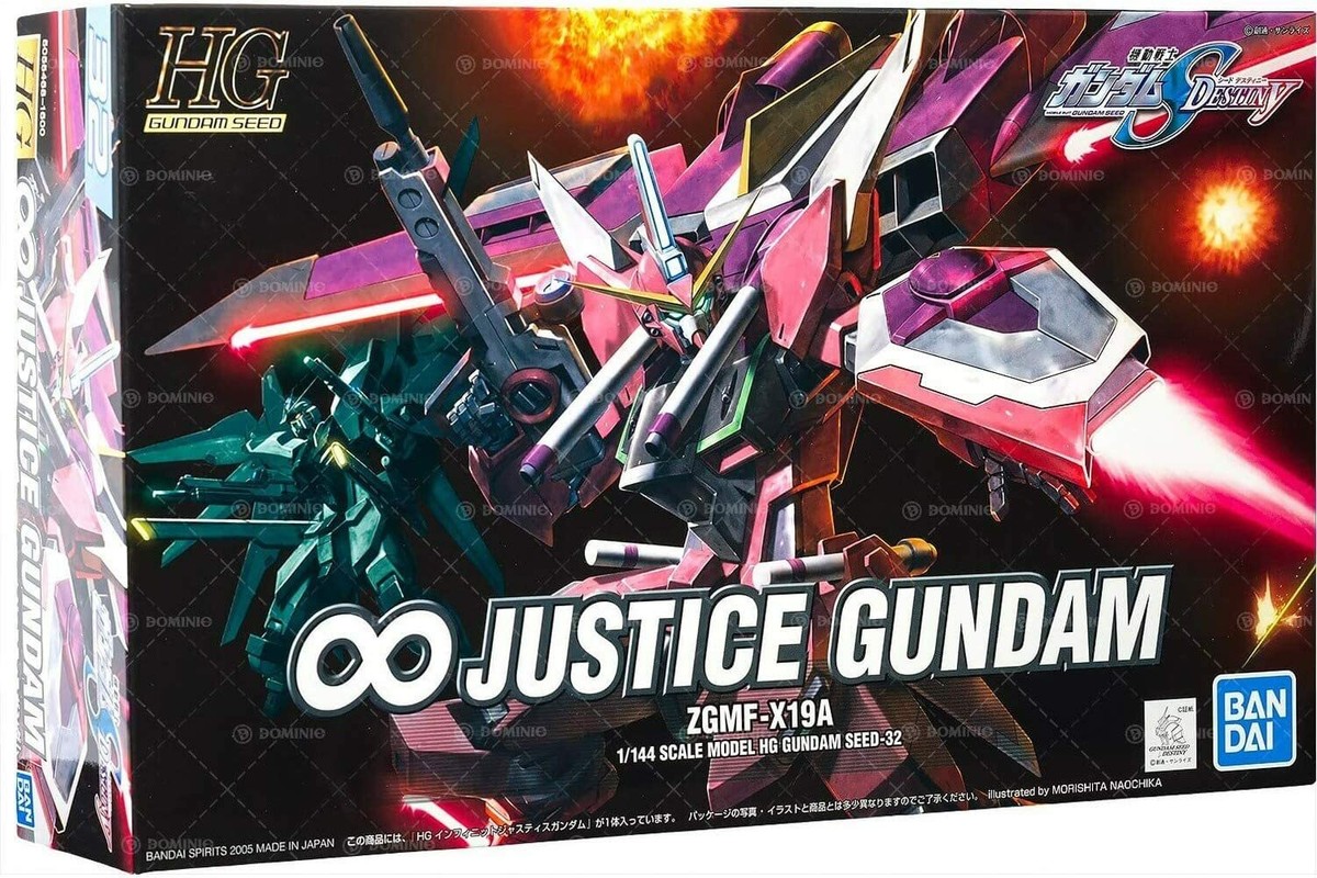 Gunpla 1/144 BANDAI Gundam HG ZGMF-X19A Seed-32 InfiniteJustice
