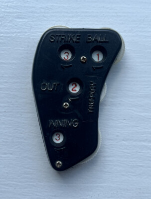 Compteur D’arbitre Vintage – Métal Pour Baseball/softball, Strikes Et Balles