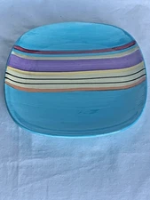 Pfaltzgraff Equator Blue / Teal 8 1/4" Square Side Plate Replacement