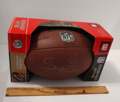 Mark ''Super'' Duper Miami Dolphins Wilson  NFL Football Autographed RARE HTF