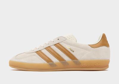 adidas Originals Gazelle Indoor  ( Herren Größen: UK 8 & 8,5 ) Cloud White Brown