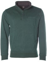 Kitaro Herren Sweatshirt Sweater Troyer Stehkragen Pullover GrasgrüN L X0148