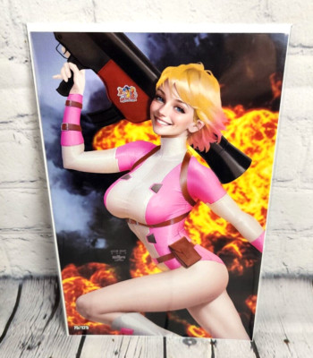 Bear Babes #1 Comic Jacob Bear Gwenpool Cover LTD 75/125 BooKoo Comix