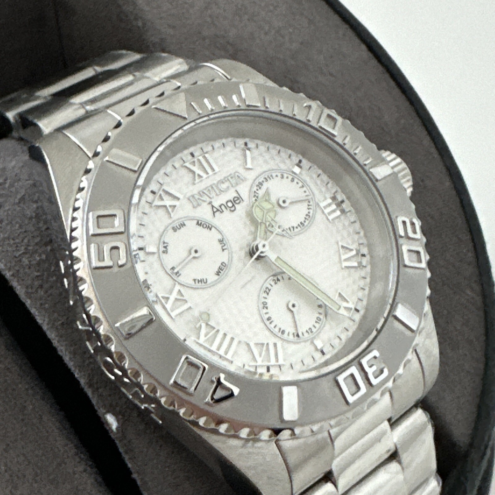 INVICTA Angel Multi-Function Silver Dial Stainles… - image 9