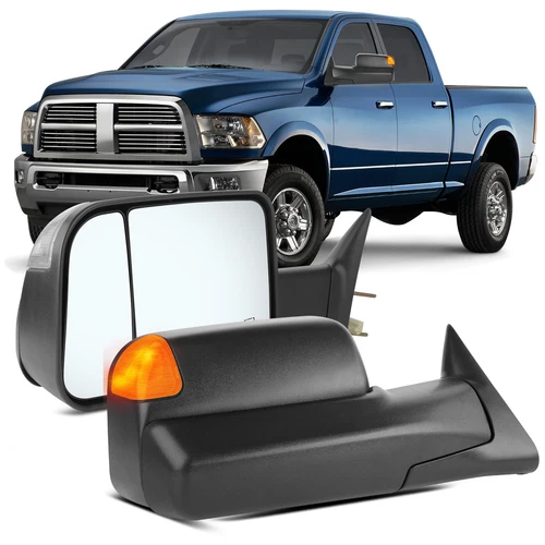 Power+Heated Turn Signal Mirrors For 1998-2001 Dodge Ram 1500 98-2002 2500 3500