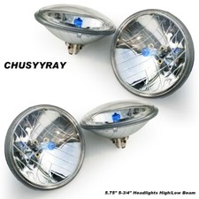 4pcs For Chevy Impala Bel Air 1962-1975 5.75 5-34 Headlights Hilo Beam 