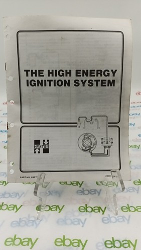 Hyster 899788 The High Energy Ignition System Manual S30-60ES, 