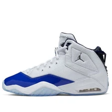 Nike Air Jordan B'Loyal White Metallic Silver Blue 315317-114 Men's NBY