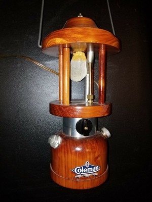 Coleman Model 720 Unique Limited Edition Wooden Electric Lantern | eBay