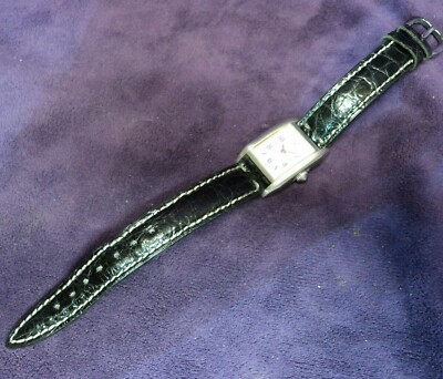 COACH 0241 Swiss Quartz Womens Stainless Tank Watch~Original  display picture 3