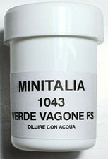 MINITALIA MODELTRENO COLORE  VERDE VAGONE FS art. MI 1043