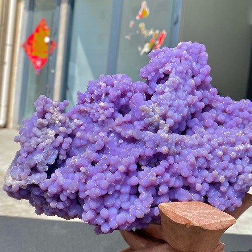 Natural Purple Grape Agate - Botryoidal Chalcedony Mineral Display - 7.37LB - 第 14/16 張圖片