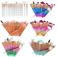 20Pcs/32 pcs Eye Makeup Brushes Tool Set Eye Shadow Foundation Powder Eyeliner
