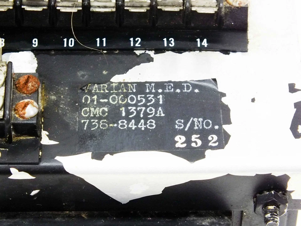 Varian M.E.D. 01-000531 Inductor roscado de 3 velocidades para fuente de alimentación de alto voltaje Foto 3 de 4