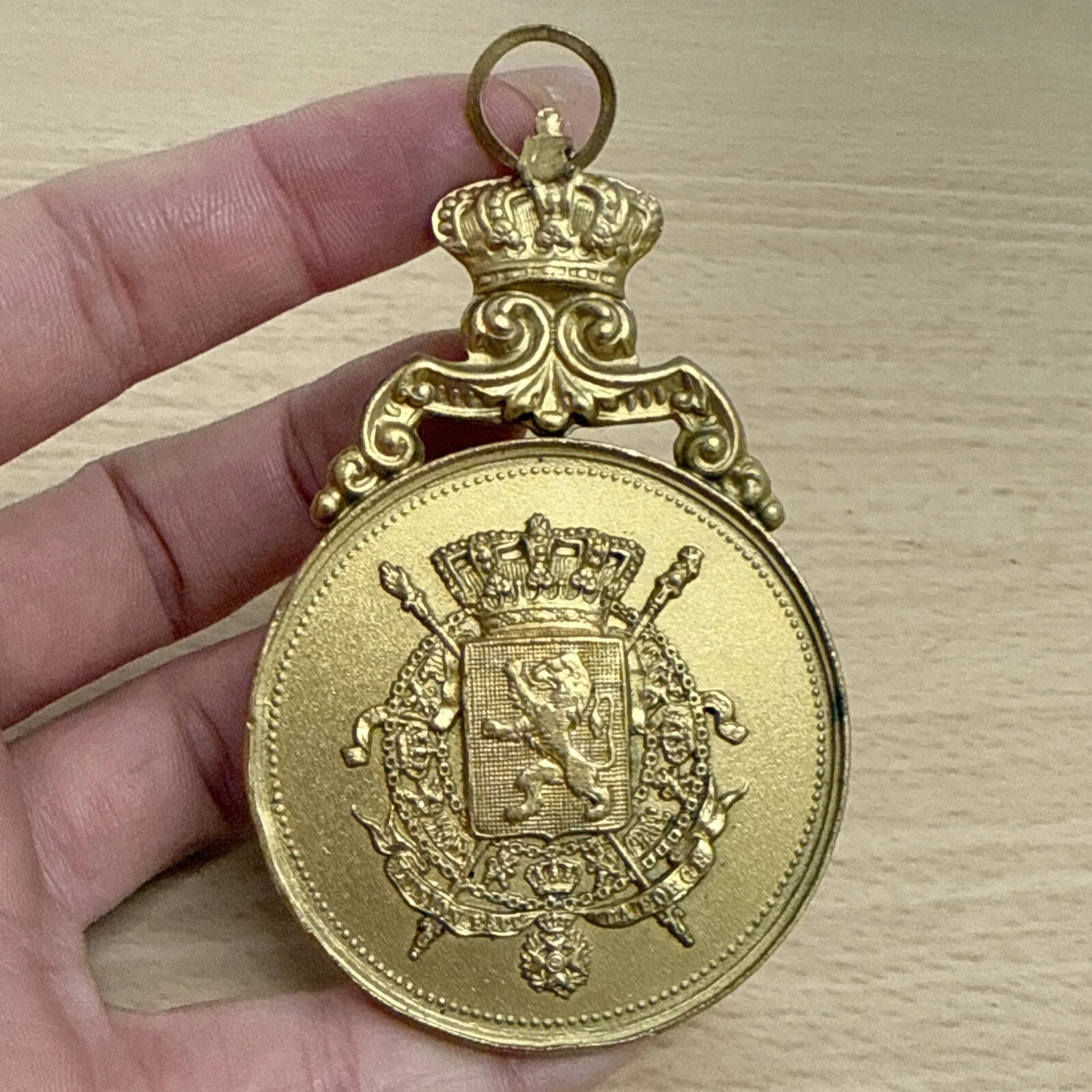 Médaille Gemeente Bouchout 2 Augustus 1896