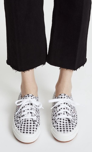 gingham superga