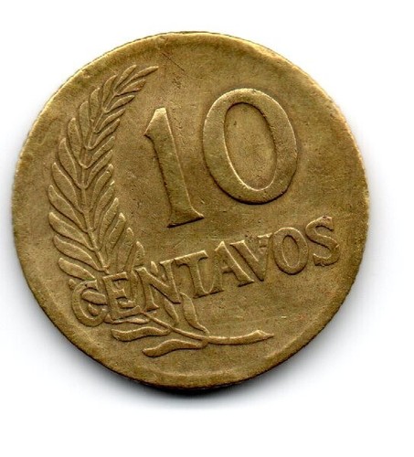 Perú 1952, Ceres facing right, 10 centavos, accept offers