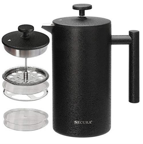 Coffee Maker, 304 Grade Stainless Steel Insulated Coffee
