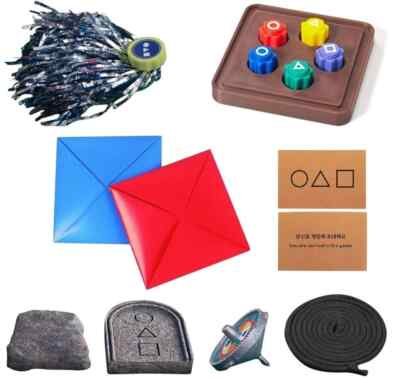 For compatible Squid Gonggi Korean Game, Korean Folk Game Set (Ship from USA)