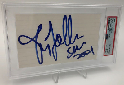 JIMMY FALLON PSA AUTO Signed INDEX CARD Autograph PSA Authentic SNL TONIGHT SHOW