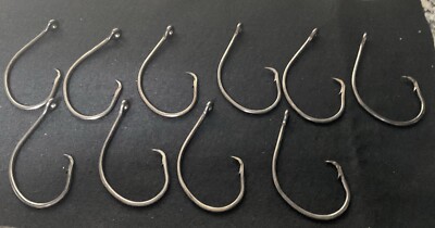 Tuna Fishhook Offset Circle Fishing Hooks for Big Game Saltwater Fishing |  eBay